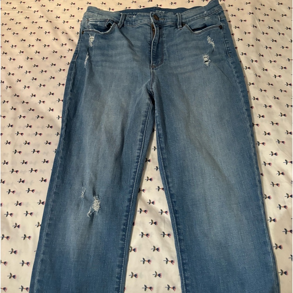 Loft modern skinny ankle jeans